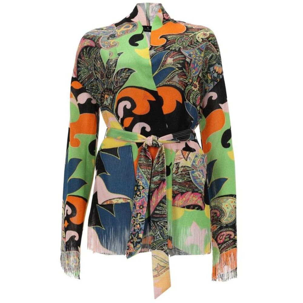Etro Women Etro Women Cardigan Con Frange